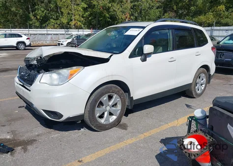 2014 Subaru Forester 2.5I Premium z USA, uszkodzony, nr VIN JF2SJACC6EG497914